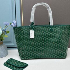 Reposh Goyard Saint Louis PM Tote with Matching Pouch Large